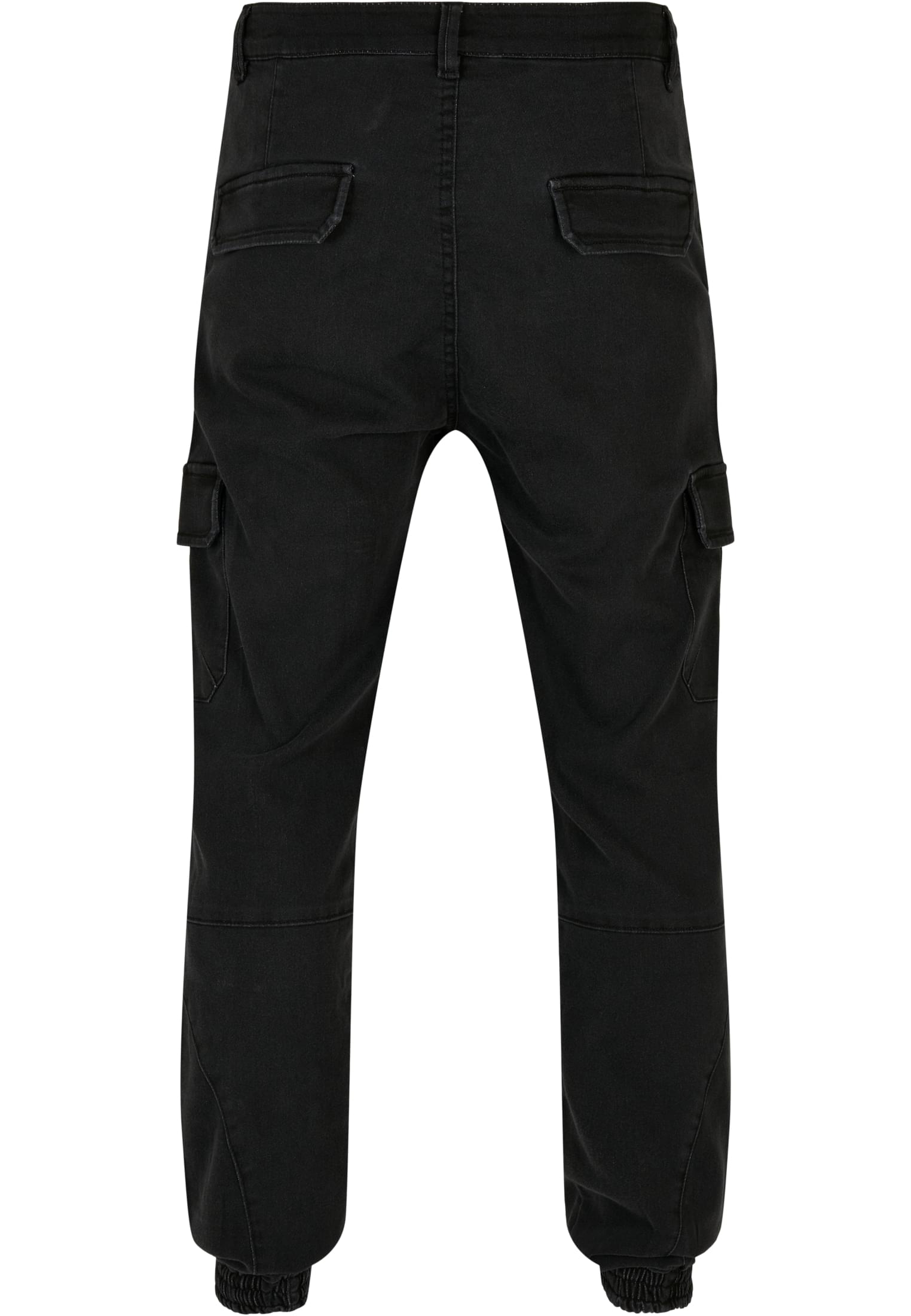 Cargo Hosen & Shorts Knitted Cargo Jogging Pants in Farbe black