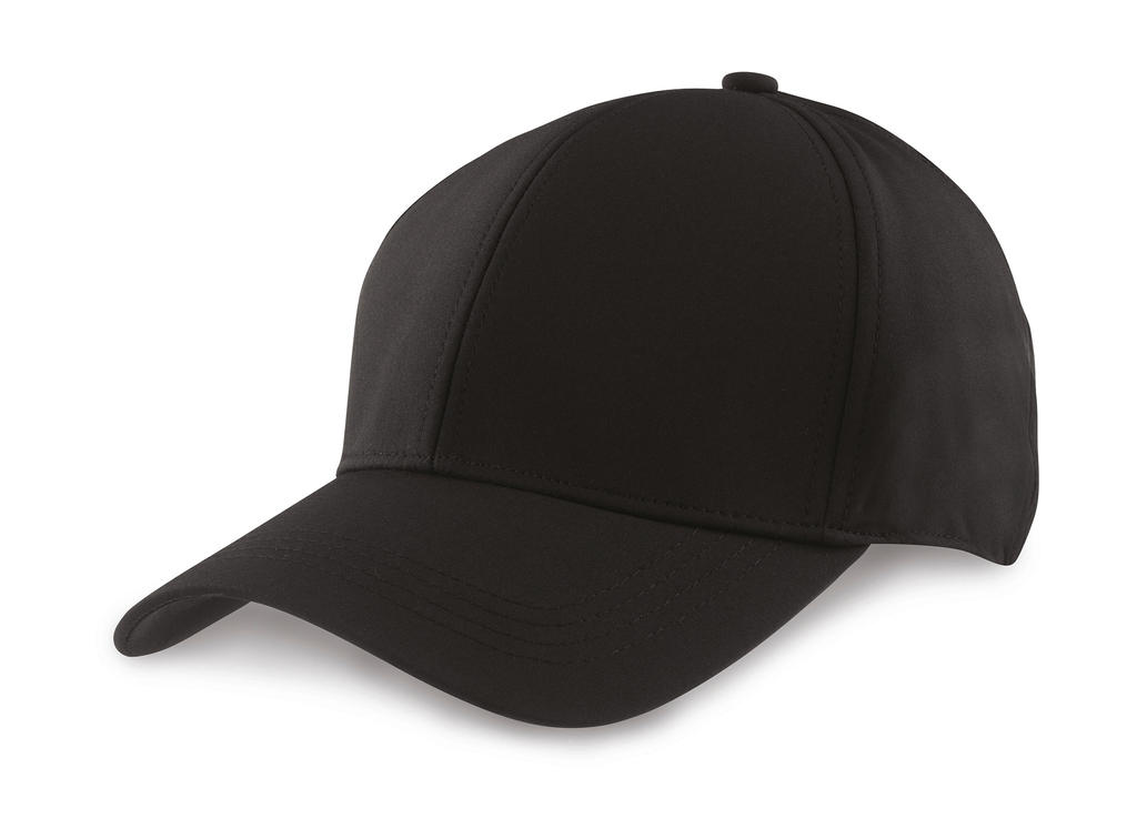  Fitted Cap Softshell in Farbe Black