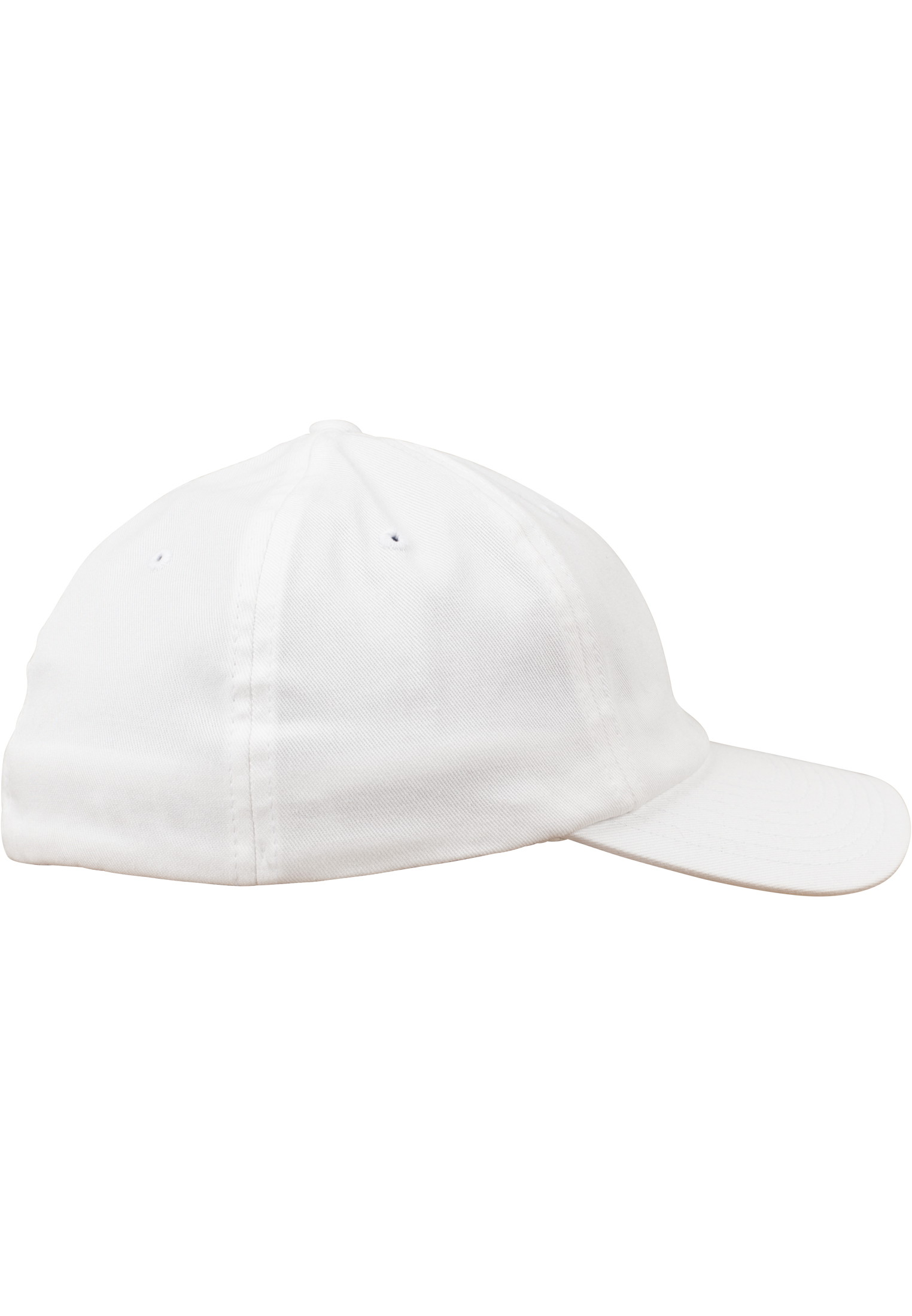 Dad Caps Flexfit Cotton Twill Dad Cap in Farbe white