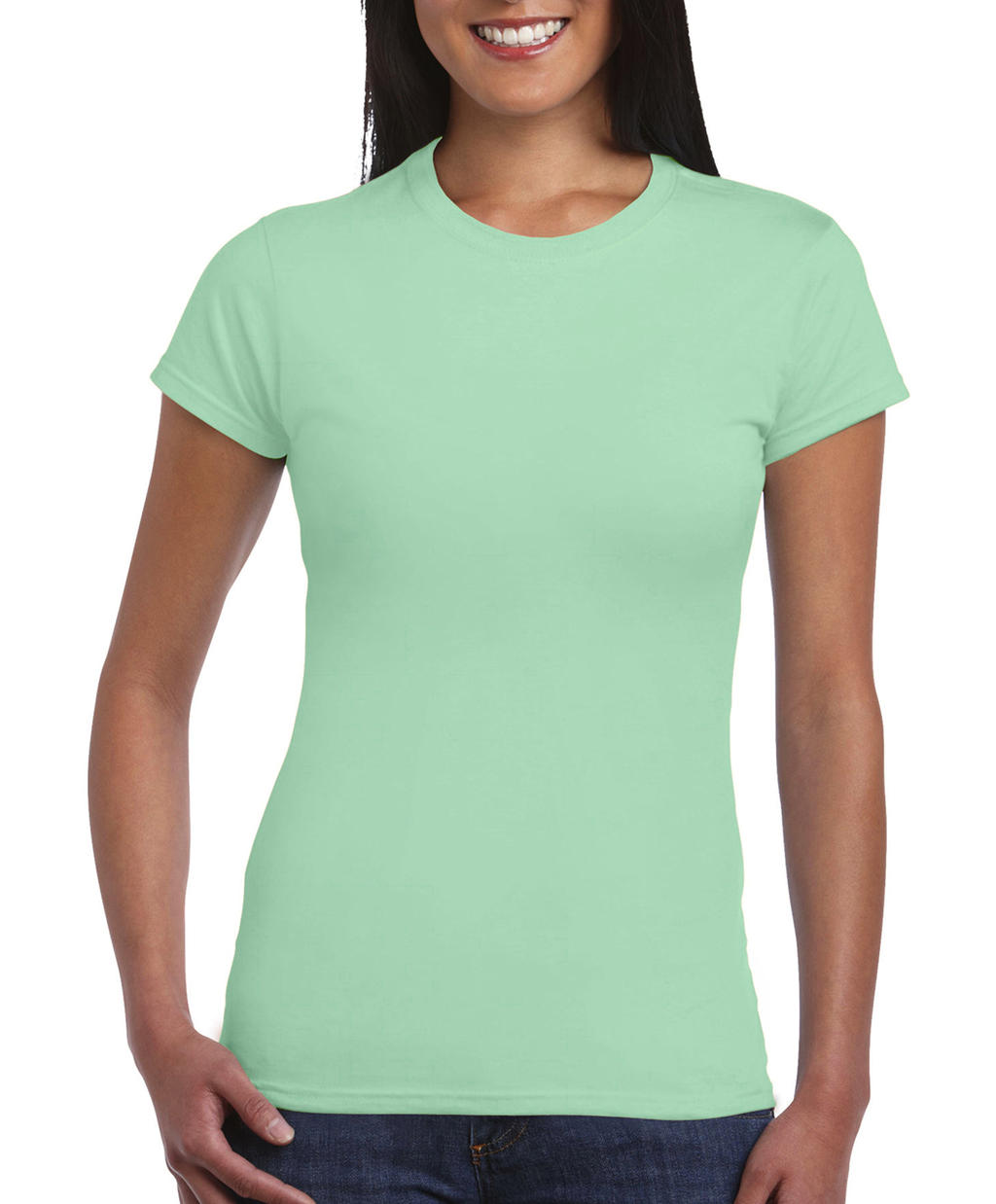  Softstyle? Ladies T-Shirt in Farbe Mint Green