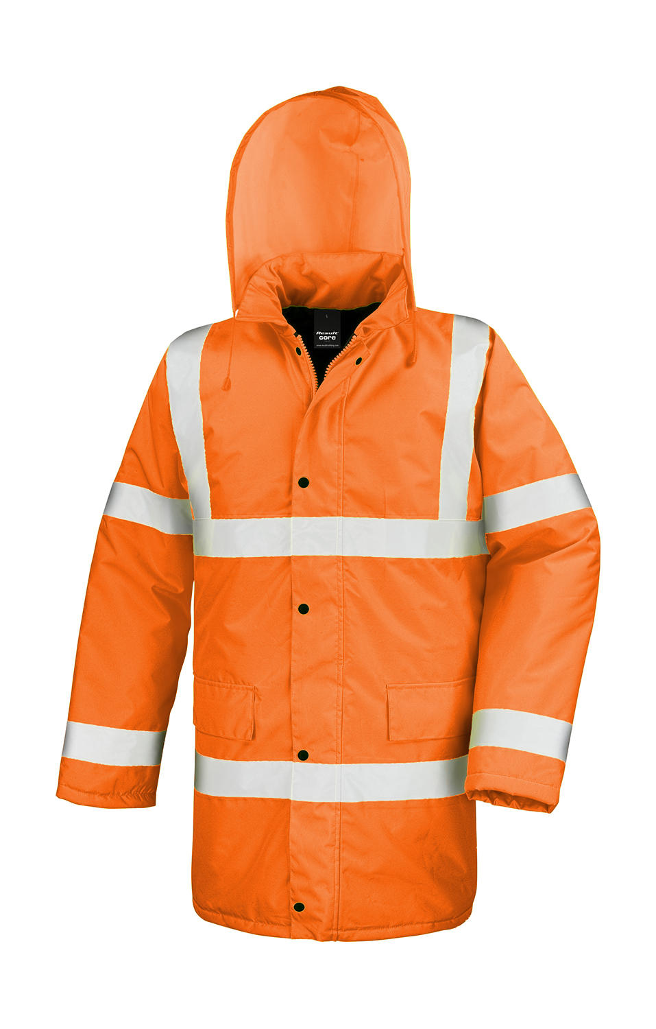  Core Hi-Vis Motorway Coat in Farbe Fluorescent Orange