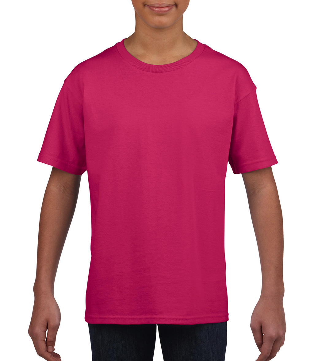  Softstyle? Youth T-Shirt in Farbe Heliconia