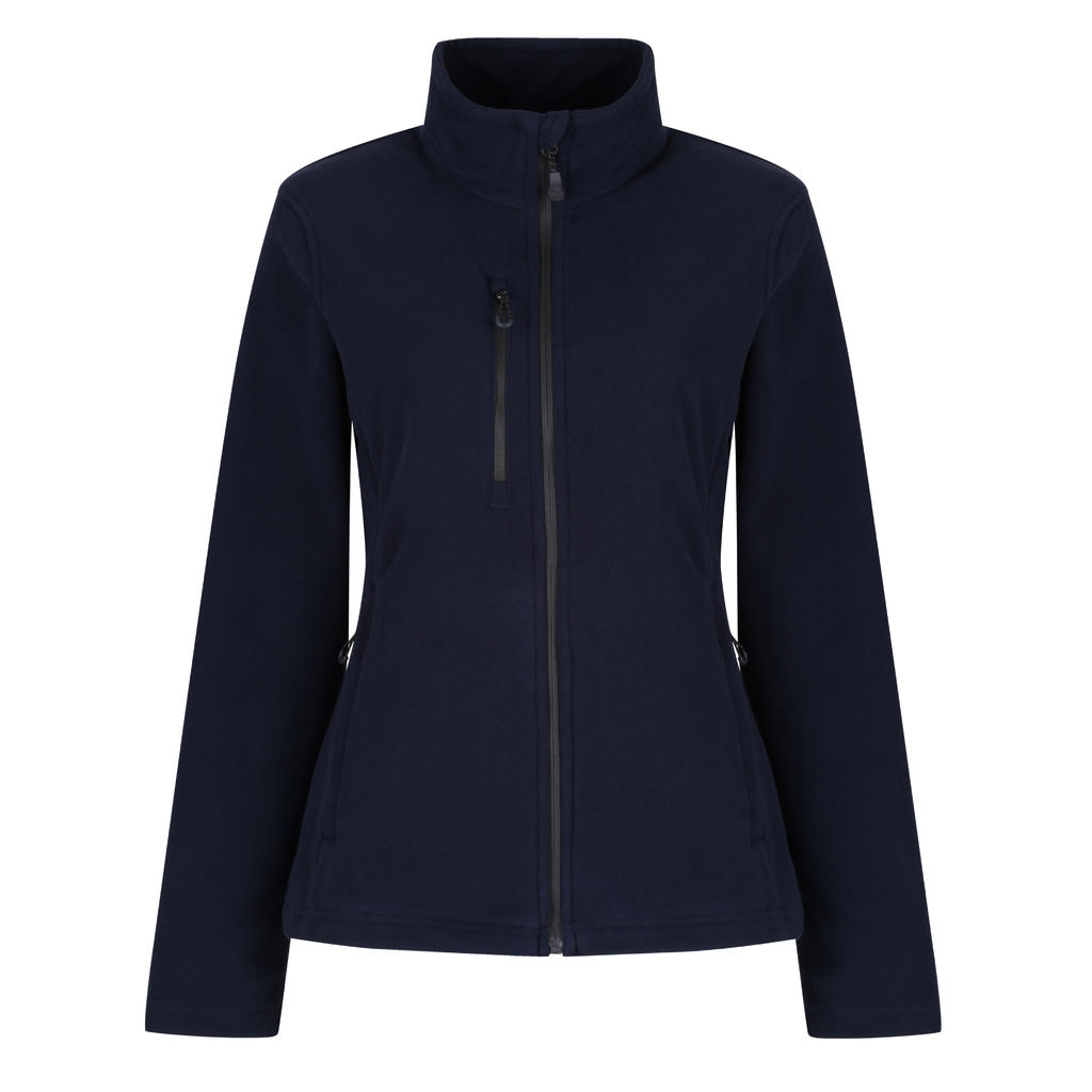  Womens Honestly Made Recycled Full Zip Fleece in Farbe Navy