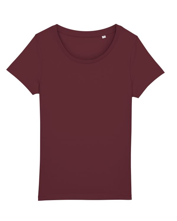 T-Shirt Stella Jazzer in Farbe Burgundy