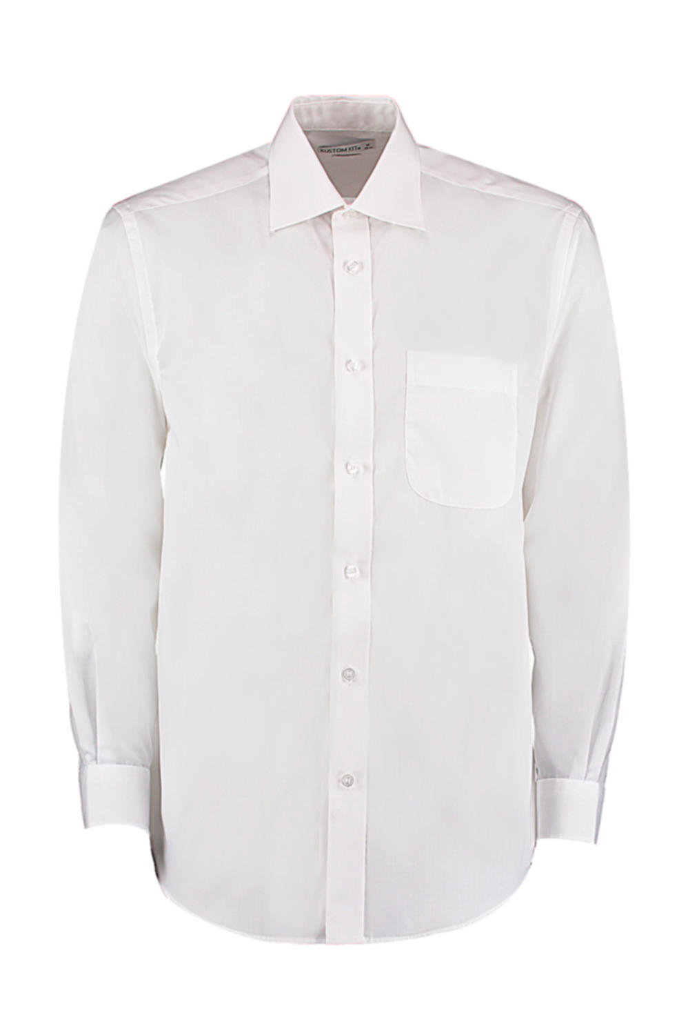  Classic Fit Business Shirt in Farbe White