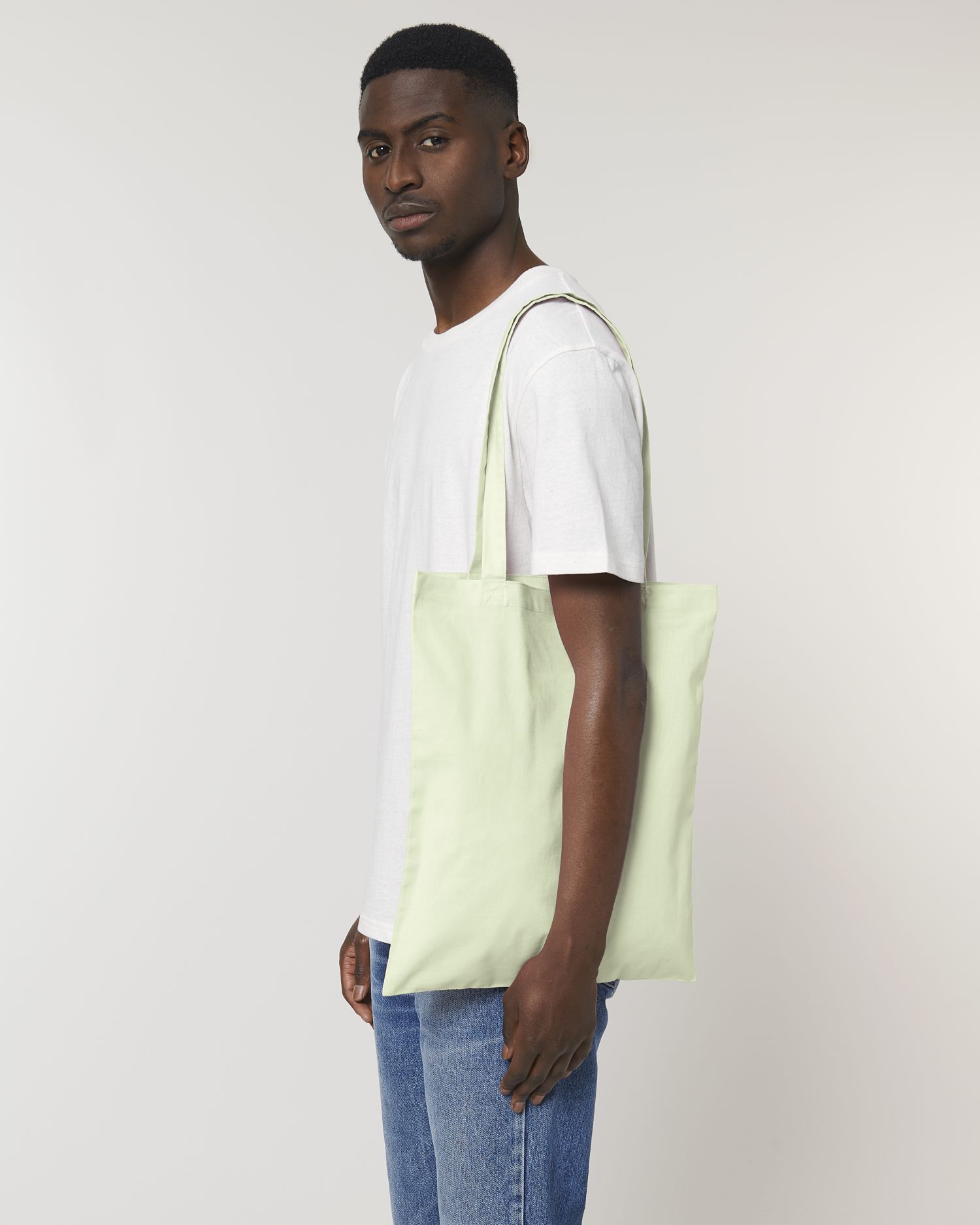  Light Tote Bag in Farbe Stem Green