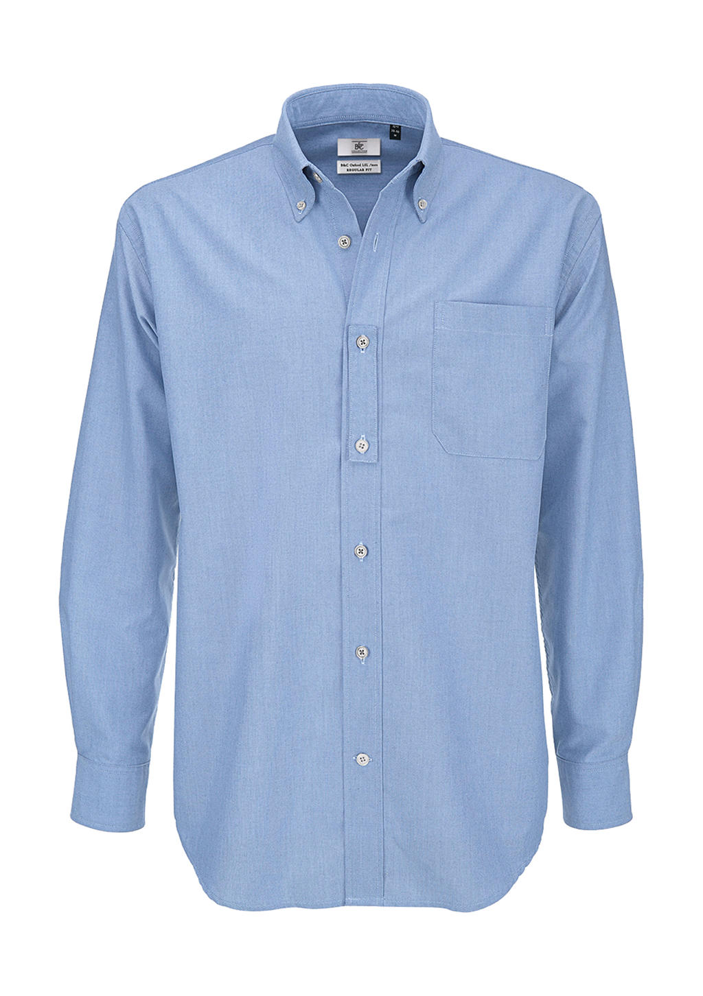  Oxford LSL/men Shirt in Farbe Oxford Blue