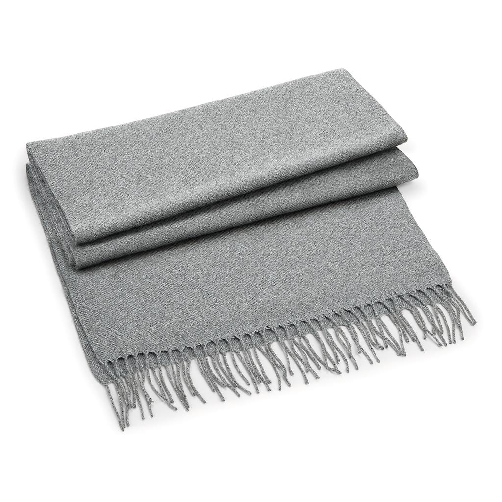 Classic Woven Scarf in Farbe Heather Grey