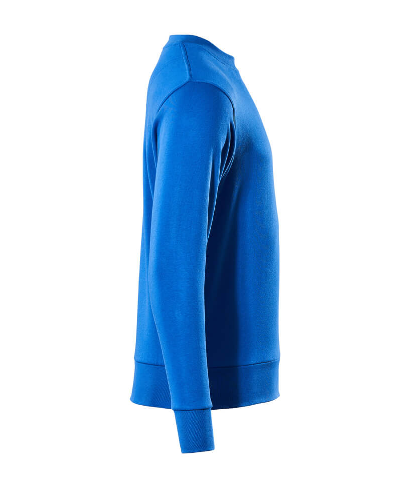 Sweatshirt CROSSOVER Sweatshirt in Farbe Azurblau