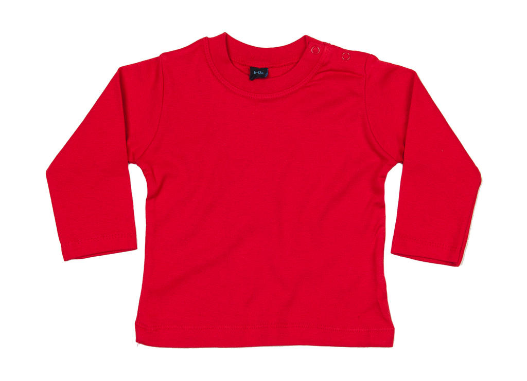  Baby Longsleeve Top in Farbe Red