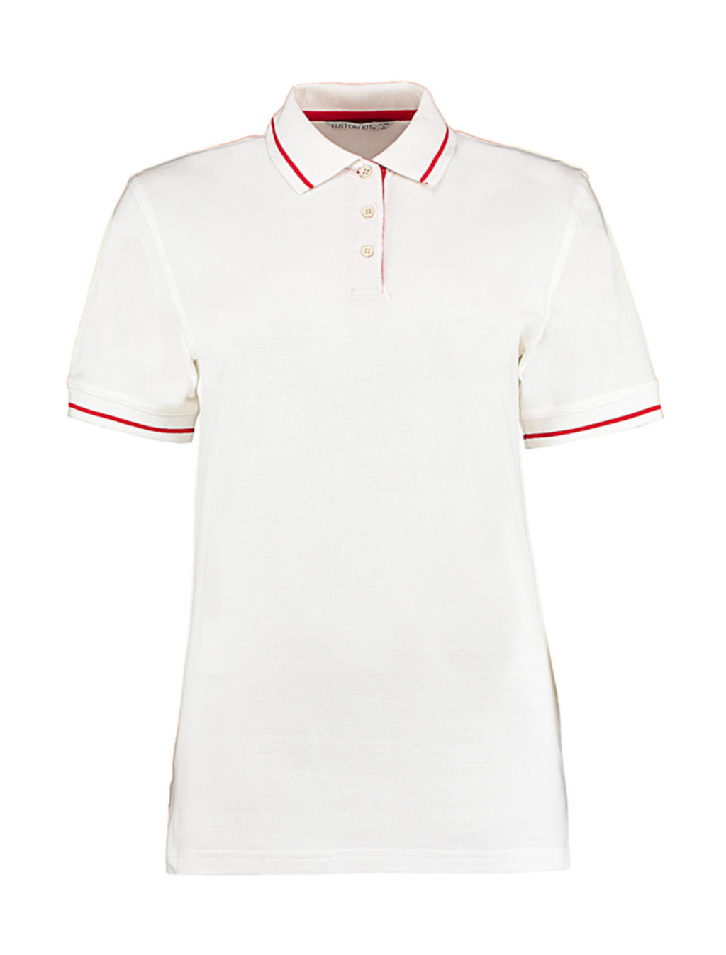  Womens St. Mellion Polo in Farbe White/Red