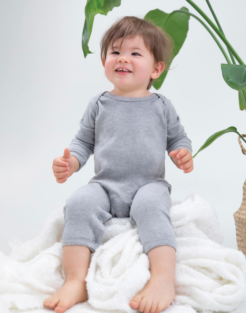  Baby Rompasuit in Farbe White