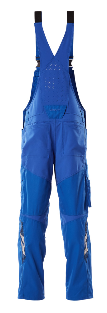 Latzhose mit Knietaschen ACCELERATE Latzhose mit Knietaschen in Farbe Azurblau