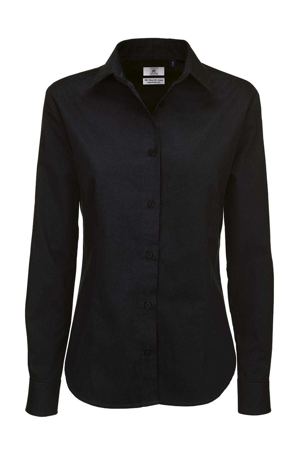 Sharp LSL/women Twill Shirt in Farbe Black