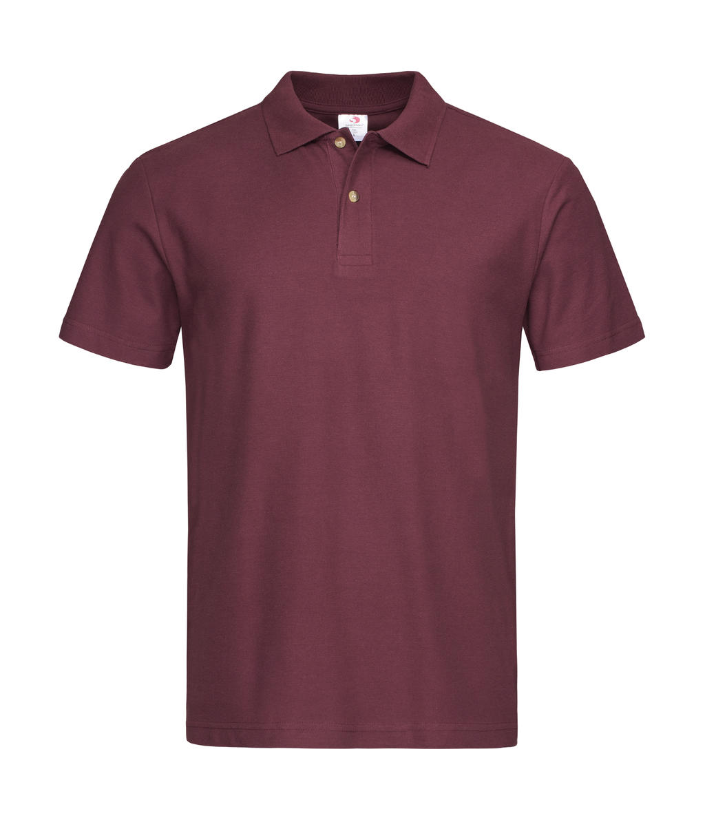  Polo in Farbe Burgundy Red