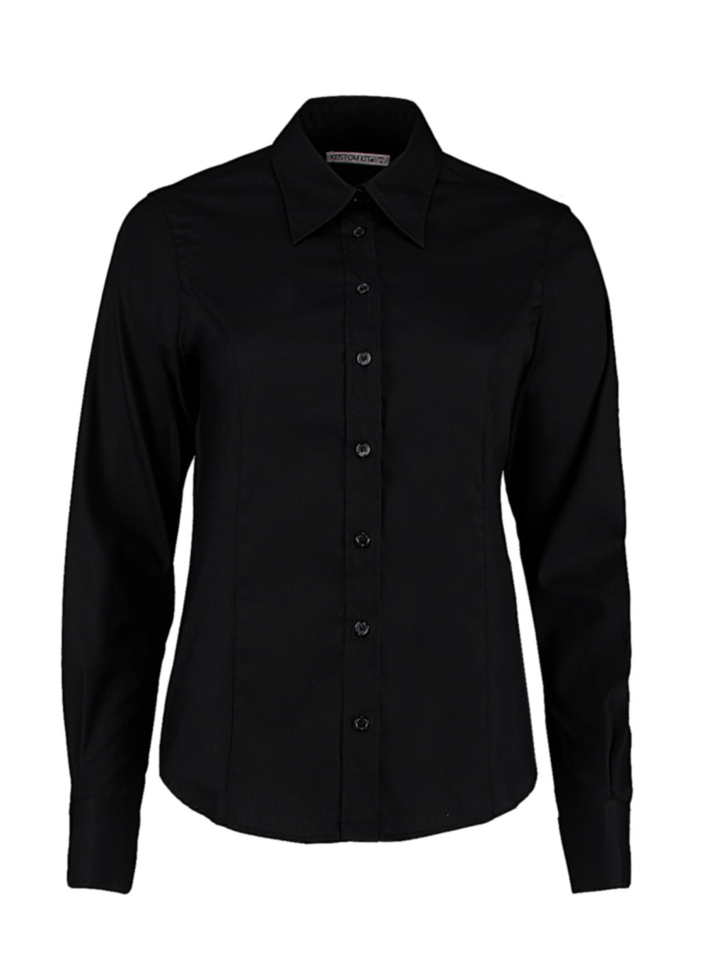  Womens Tailored Fit Premium Oxford Shirt in Farbe Black