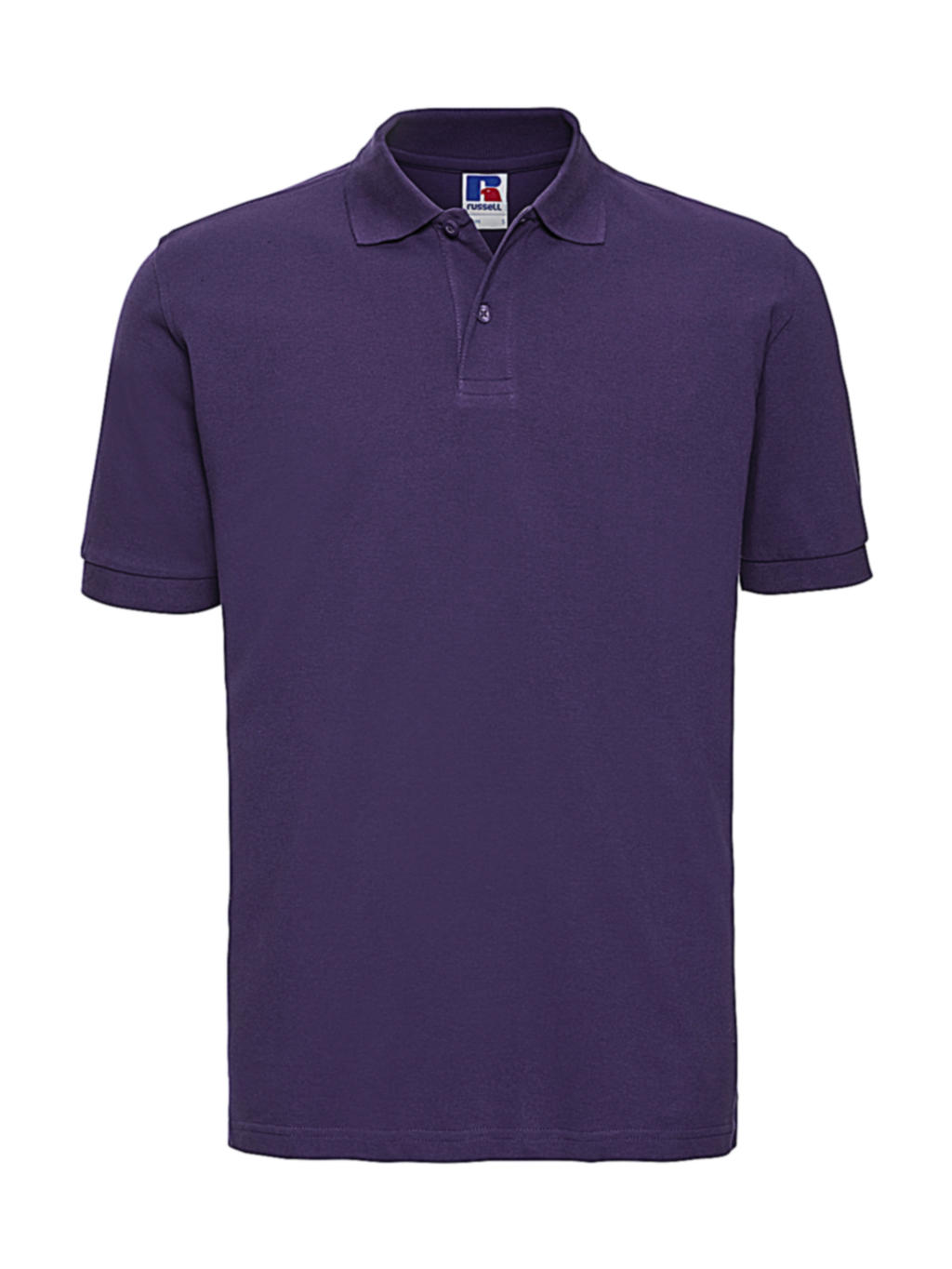  Mens Classic Cotton Polo in Farbe Purple