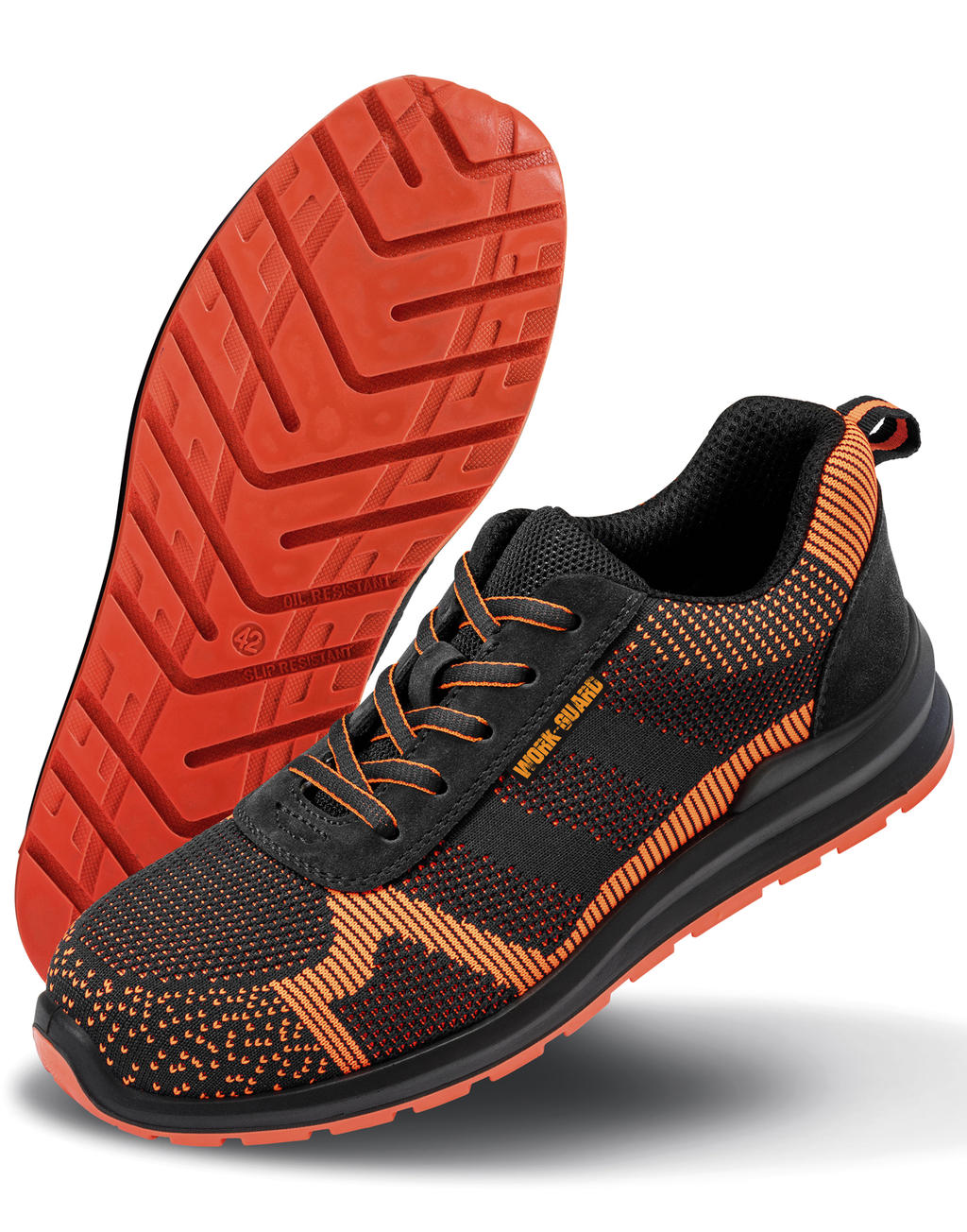 Hardy Safety Trainer - size 3 in Farbe Black/Orange