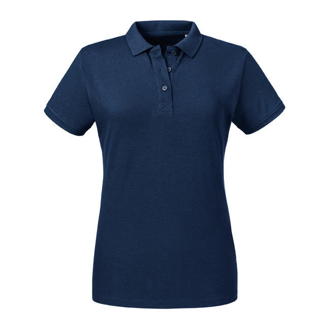  Ladies Pure Organic Polo in Farbe French Navy