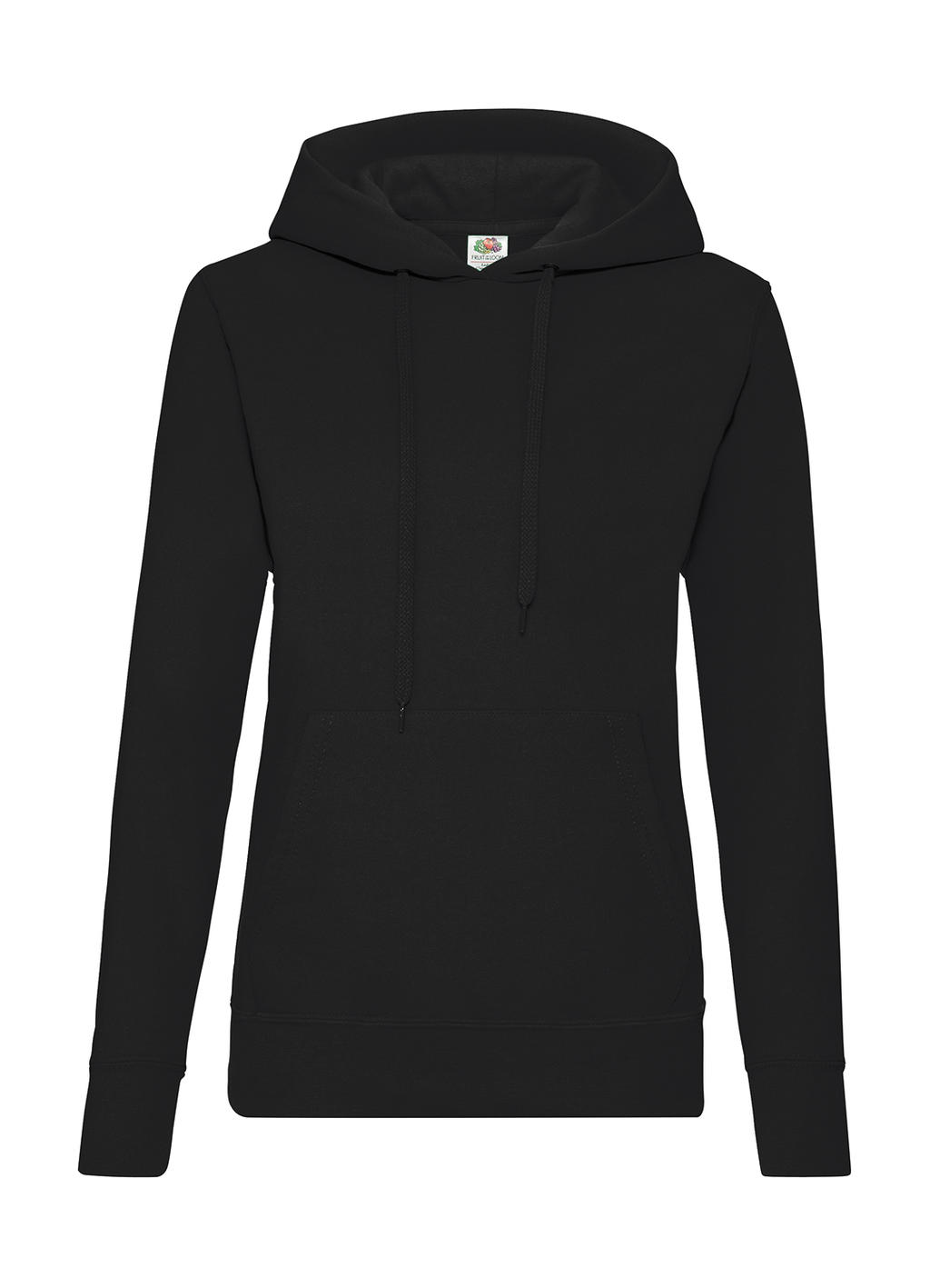  Ladies Classic Hooded Sweat in Farbe Black