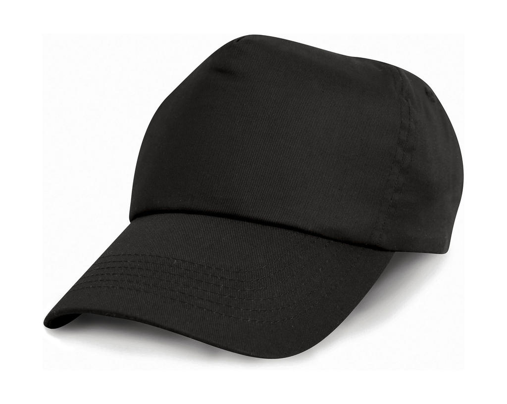 Cotton Cap in Farbe Black