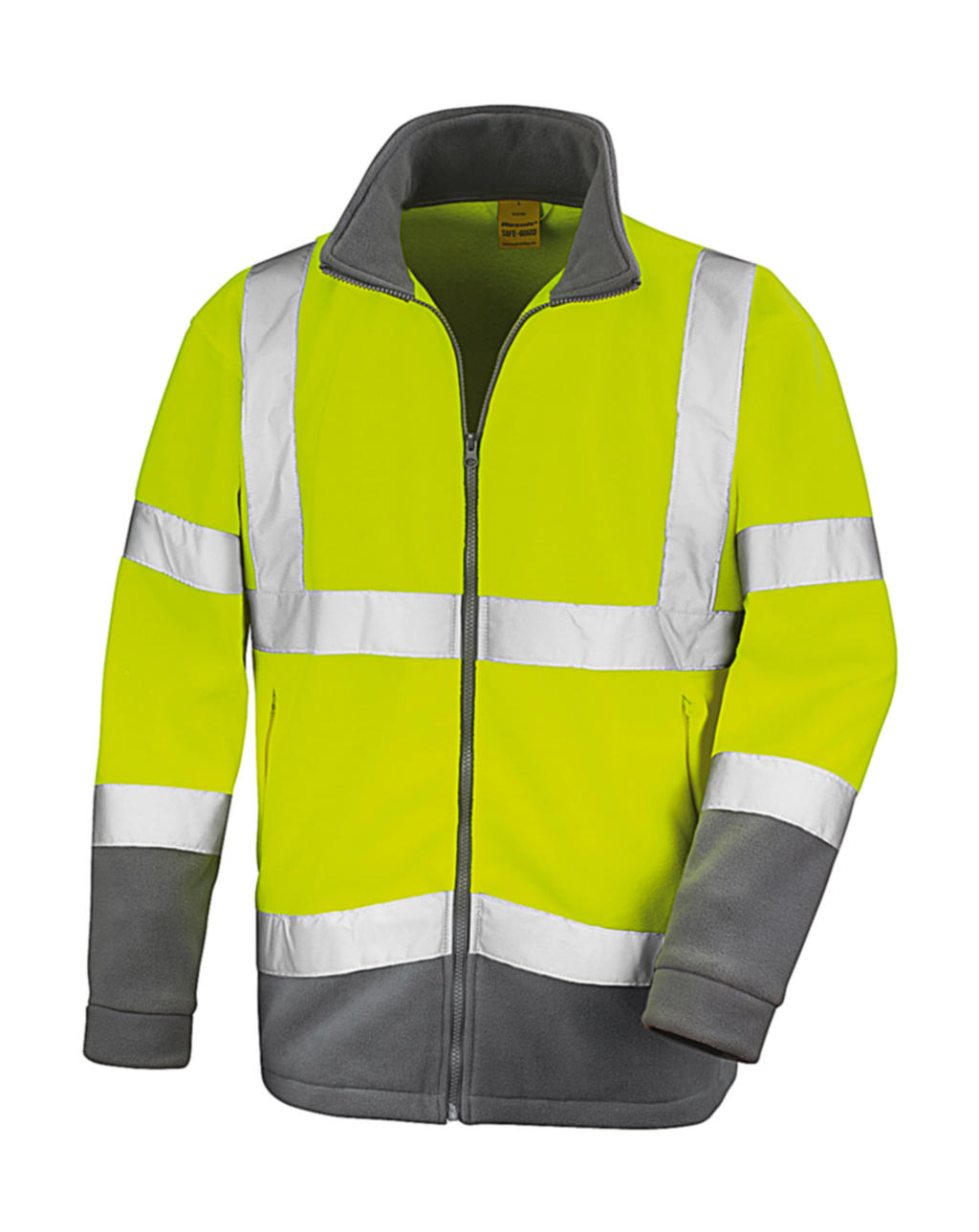  Safety Microfleece in Farbe Fluo Yellow/Grey