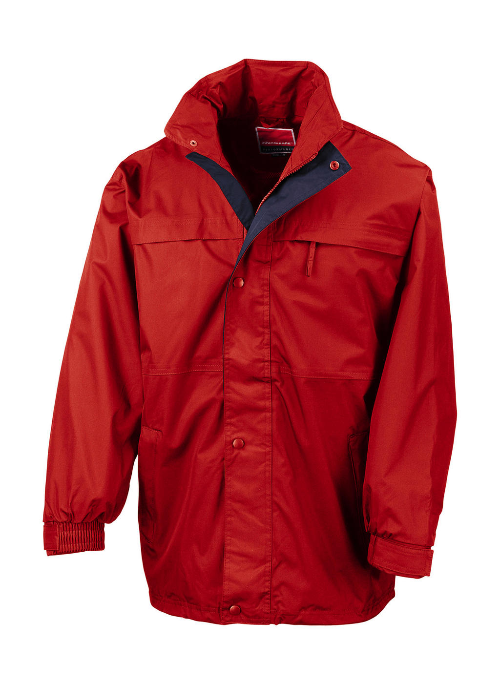  Mid-Season Jacket in Farbe Red/Navy