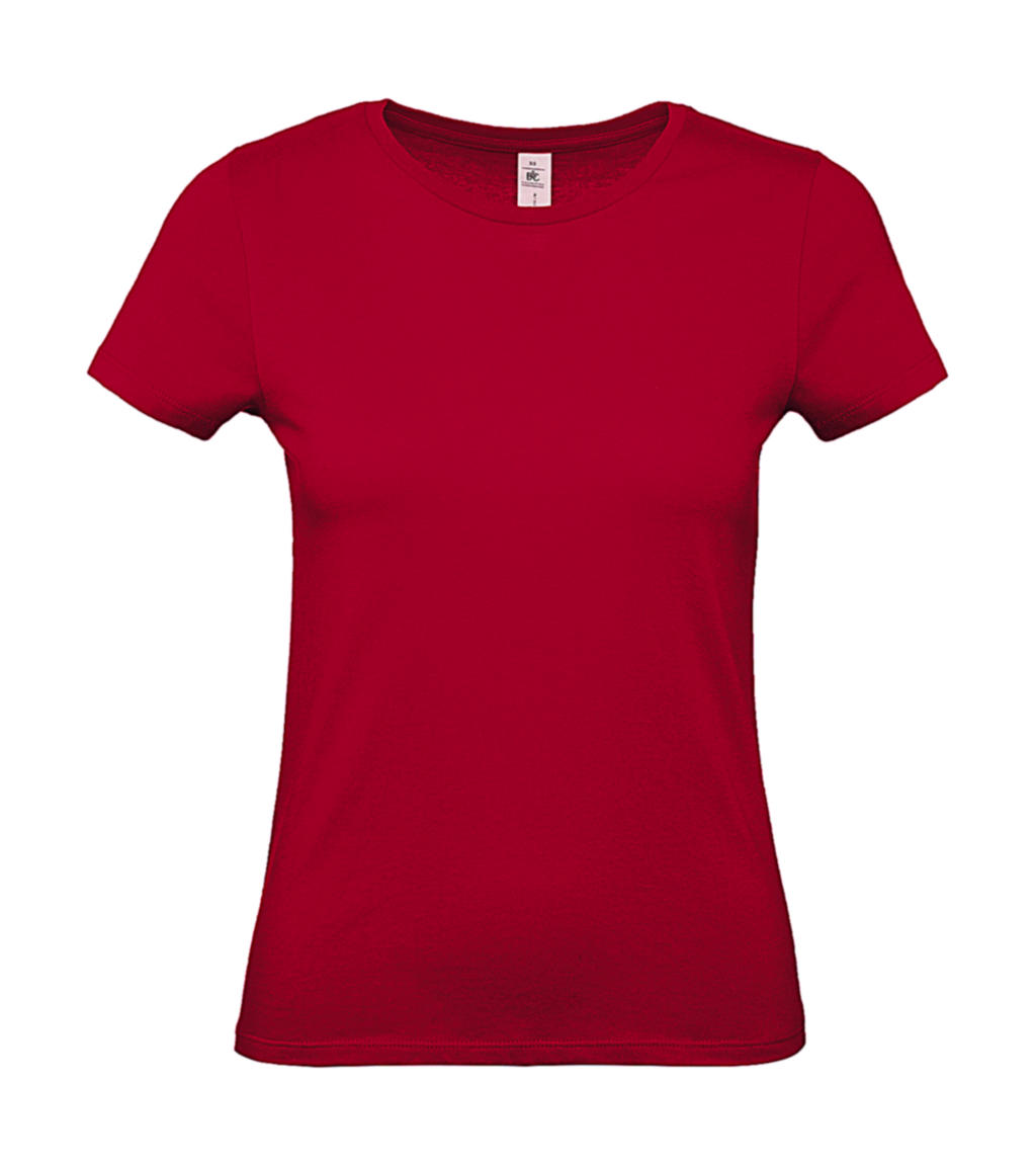  #E150 /women T-Shirt in Farbe Deep Red