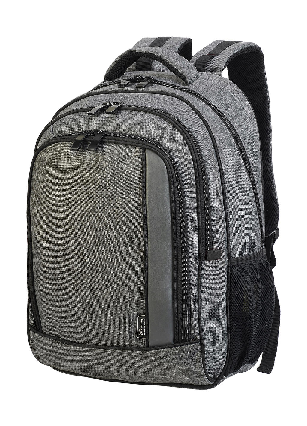  Frankfurt Smart Laptop Backpack in Farbe Grey Melange/Black