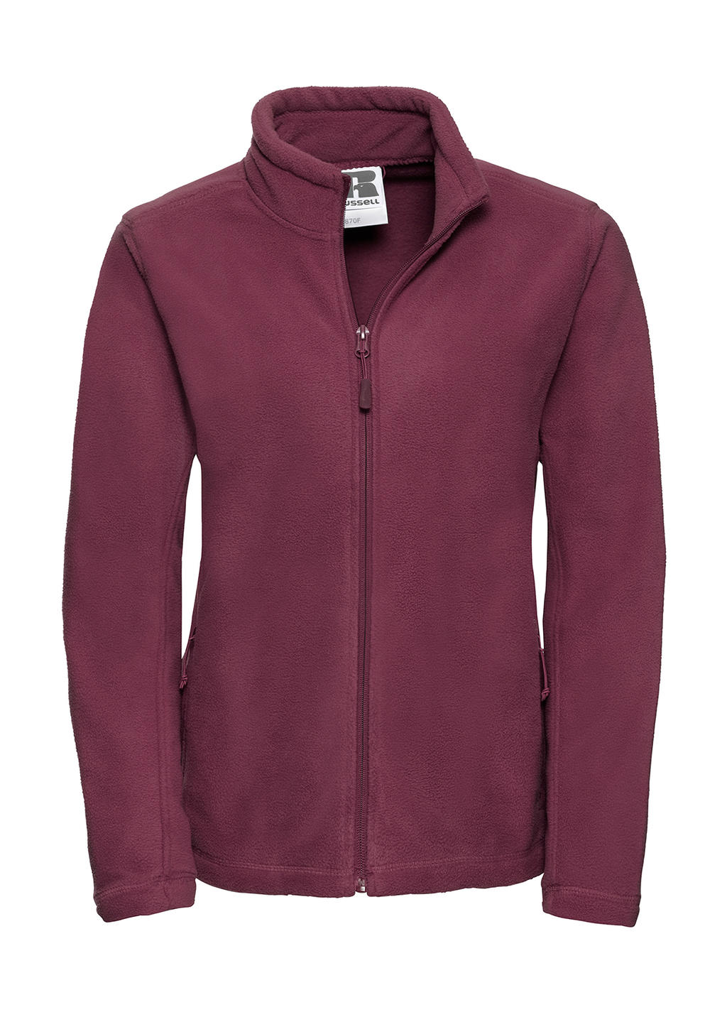  Ladies Full Zip Outdoor Fleece in Farbe Burgundy