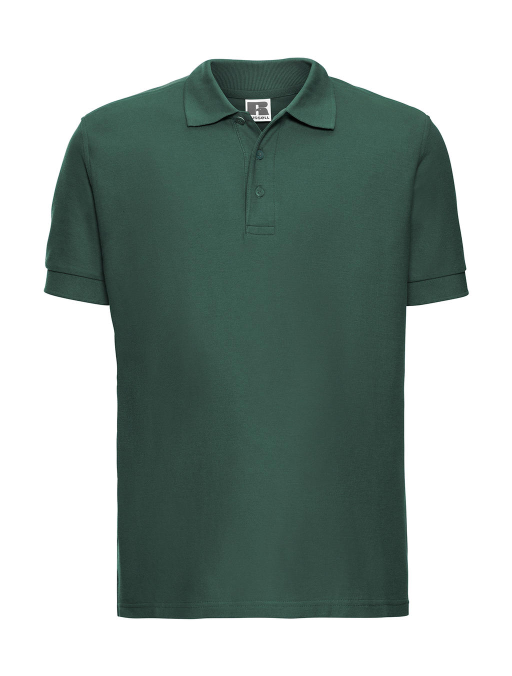  Mens Ultimate Cotton Polo in Farbe Bottle Green
