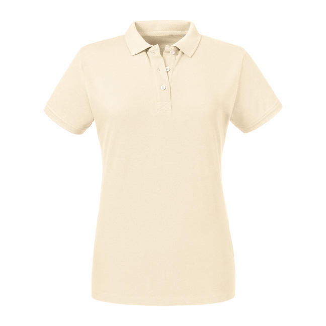  Ladies Pure Organic Polo in Farbe Natural