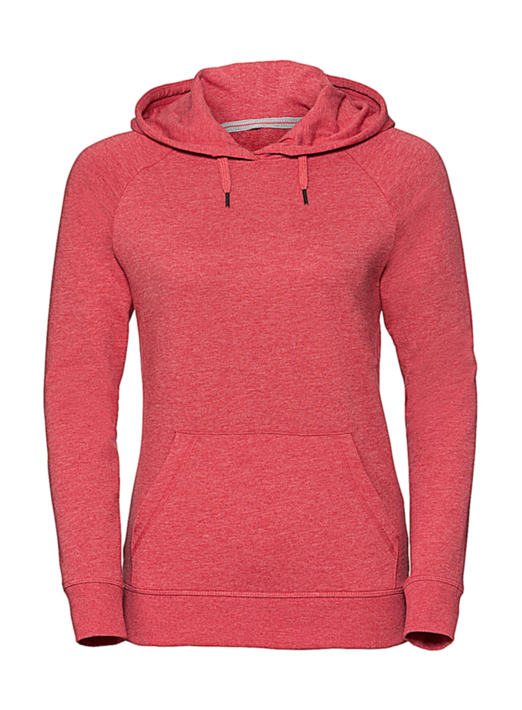  Ladies HD Hooded Sweat in Farbe Red Marl