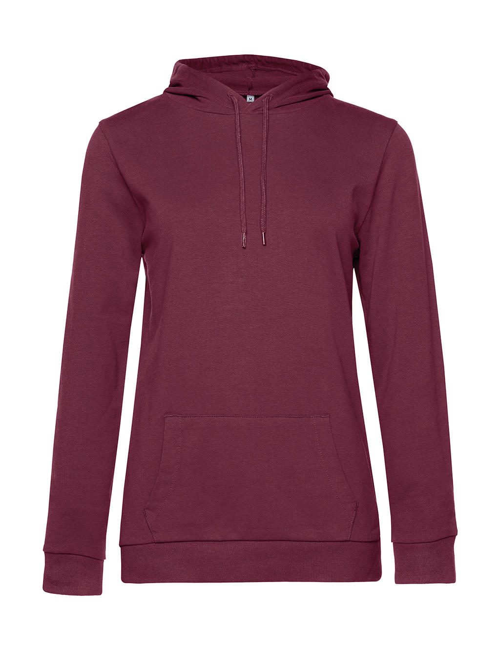  #Hoodie /women French Terry in Farbe Wine