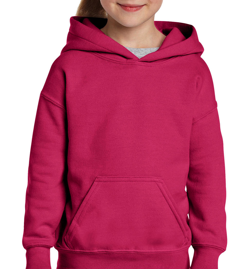  Heavy Blend Youth Hooded Sweat in Farbe Heliconia