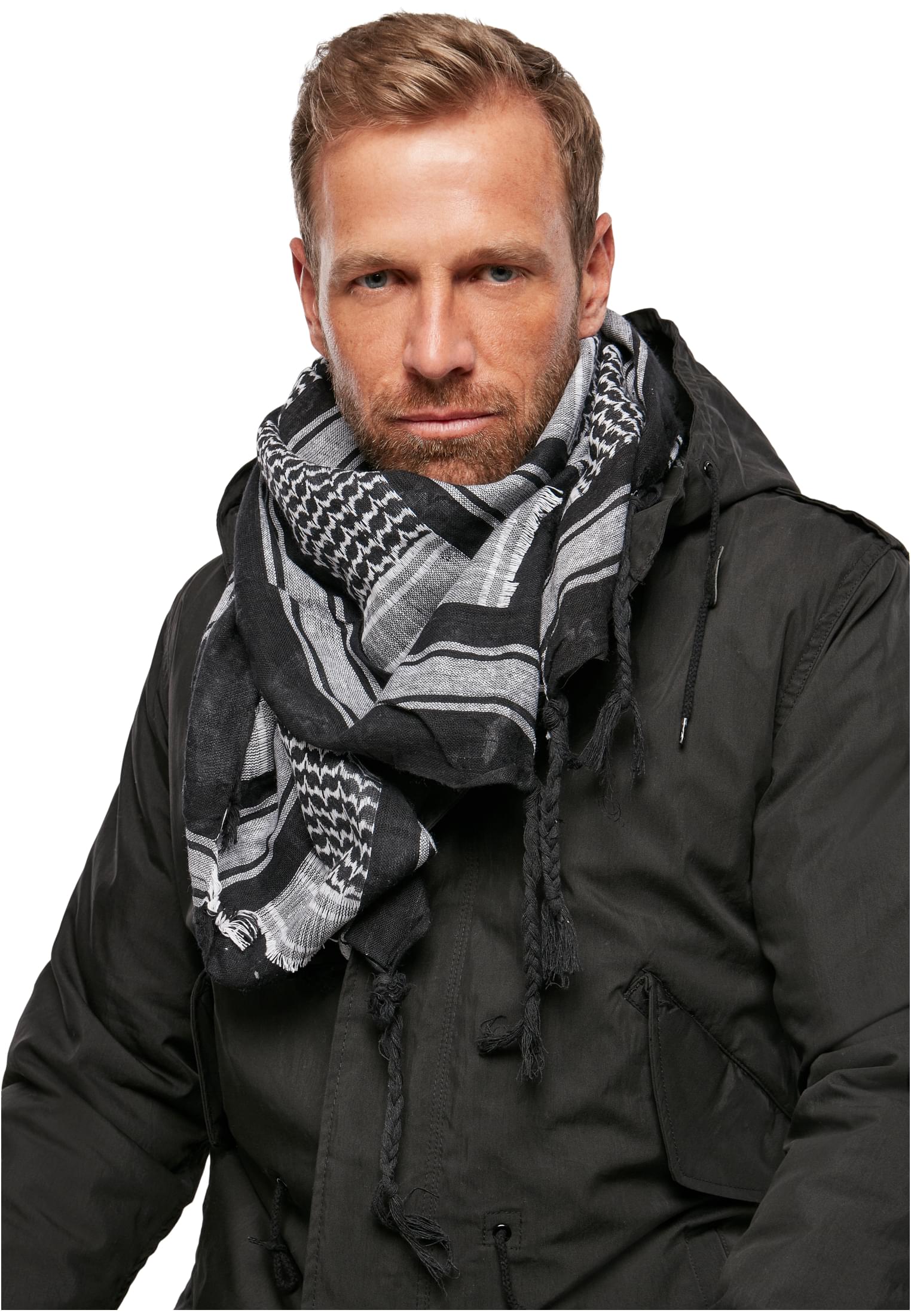 Accessoires Shemag Scarf in Farbe black/white