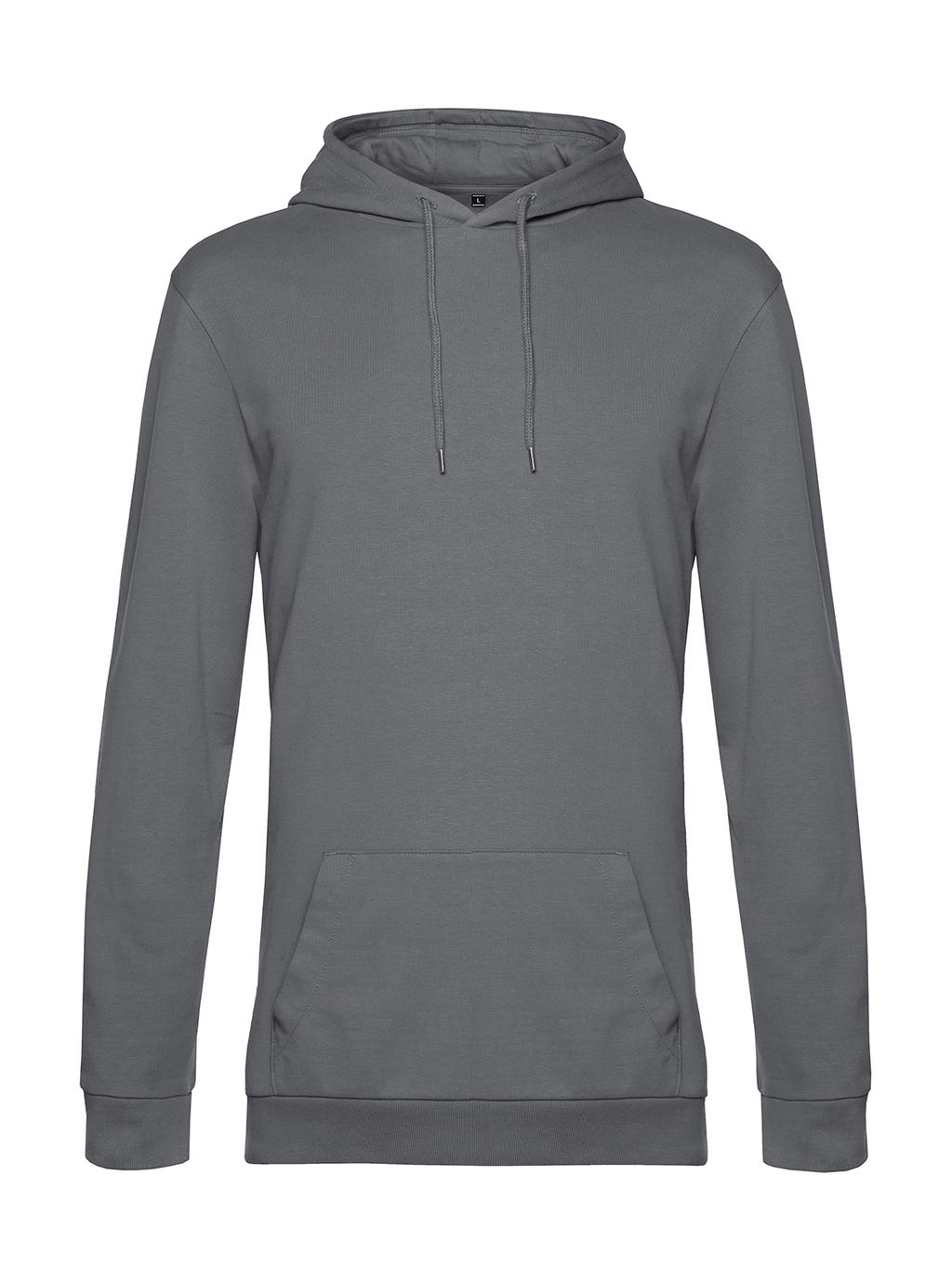 #Hoodie French Terry in Farbe Elephant Grey