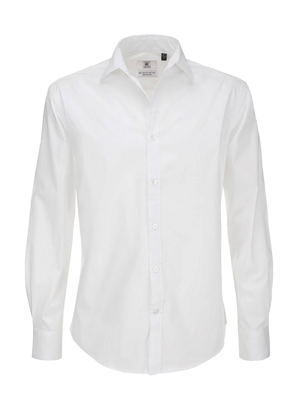  Black Tie LSL/men Shirt in Farbe White