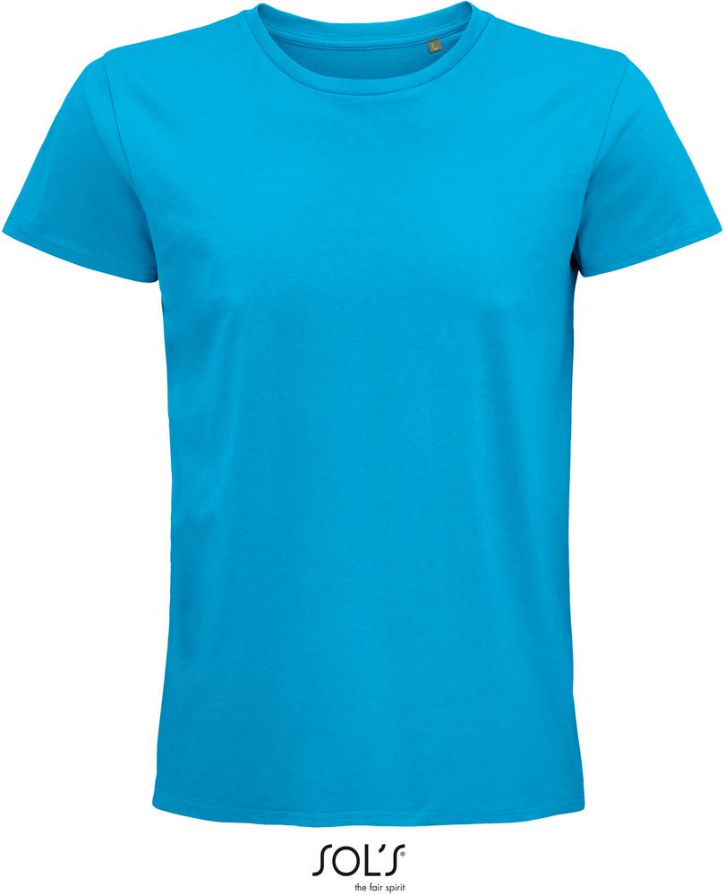 T-Shirt Pioneer Men Herren-Rundhals-T-Shirt Aus Jersey, Fitted in Farbe aqua