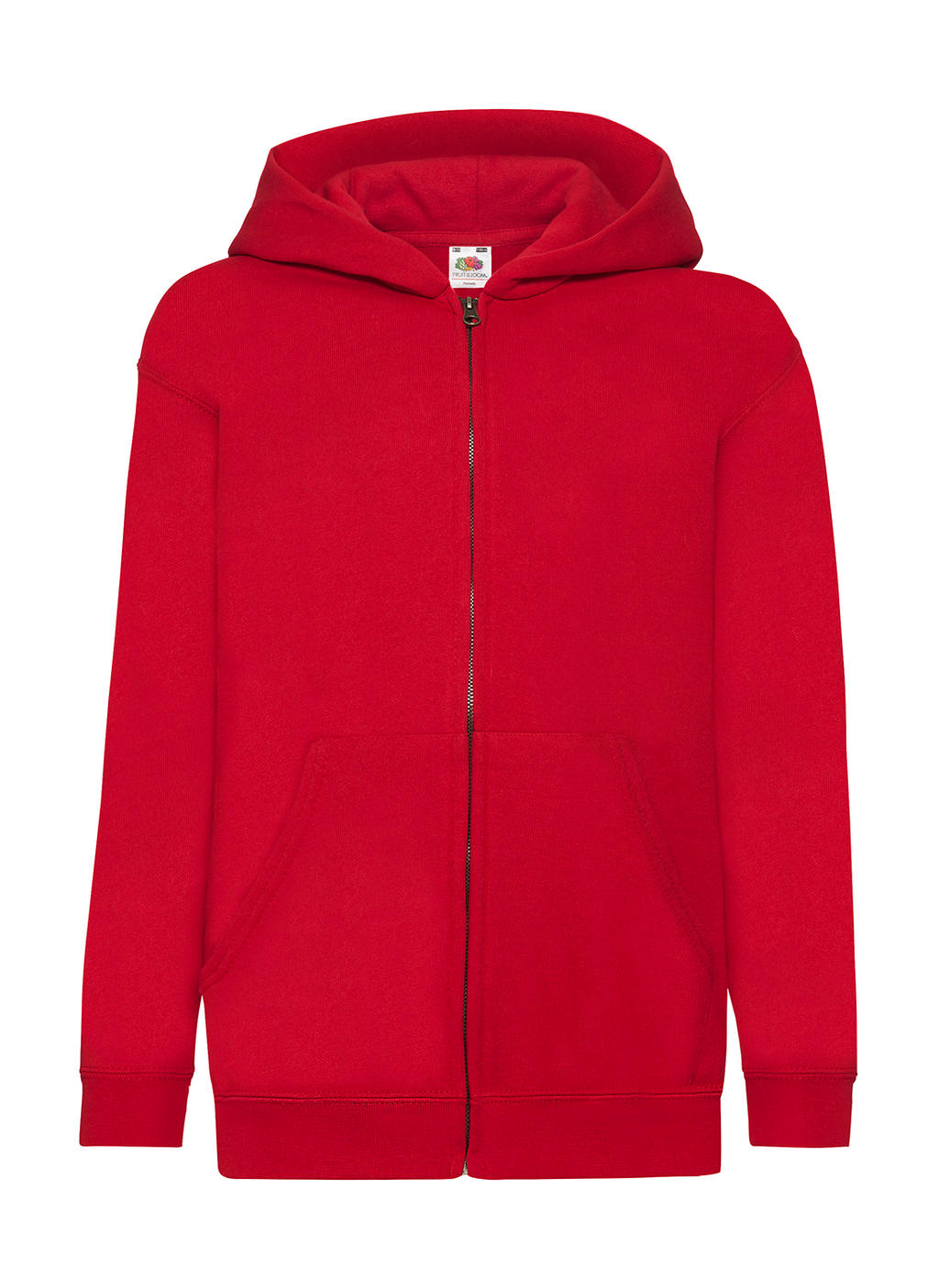  Kids Classic Hooded Sweat Jacket in Farbe Red