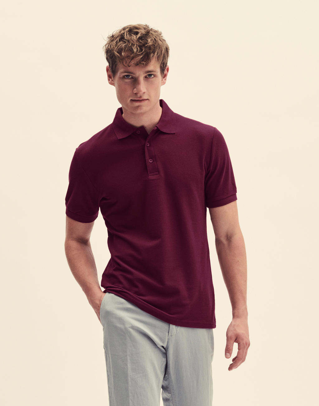  Iconic Polo in Farbe White