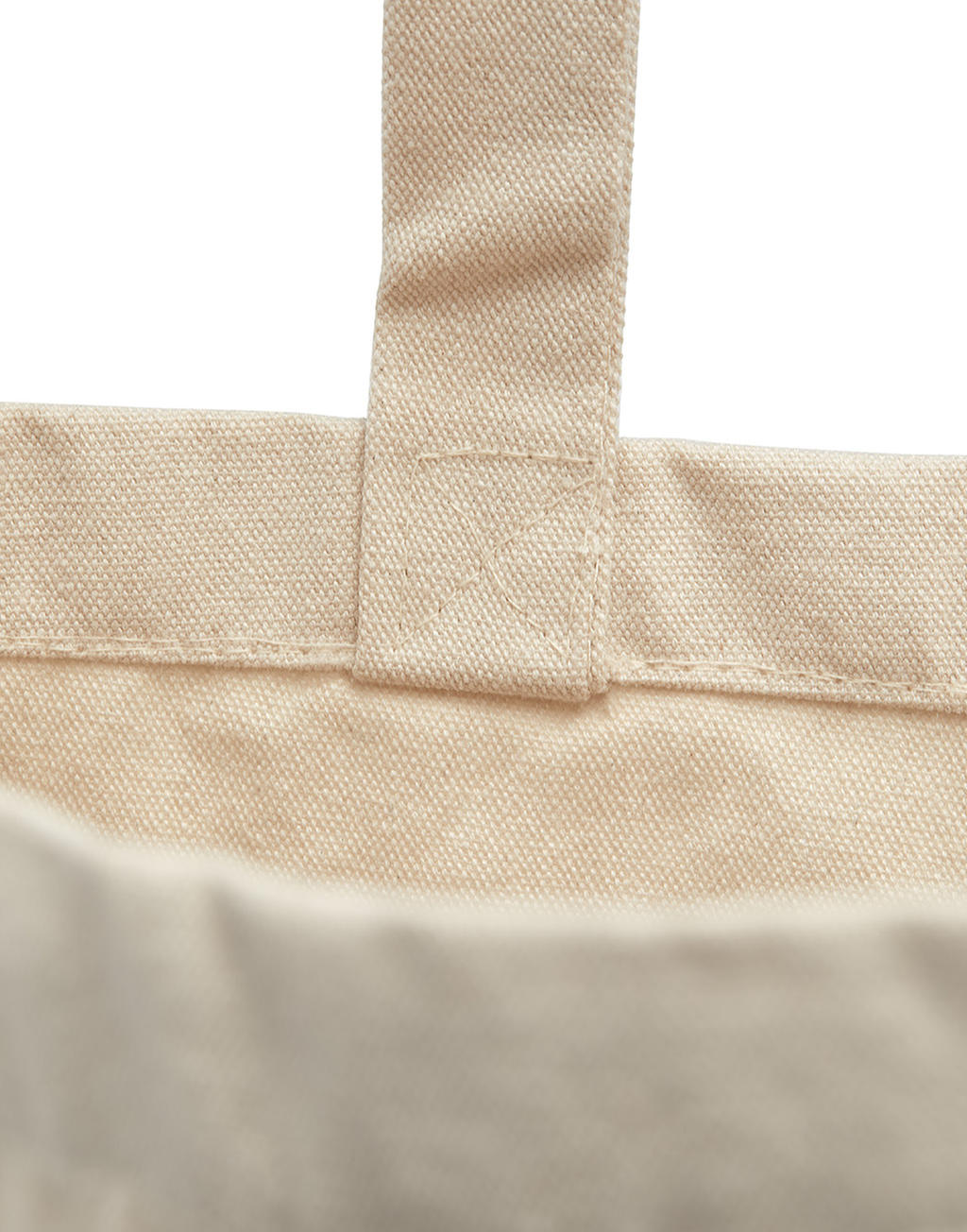  Canvas Cotton Bag LH with Gusset in Farbe Natural