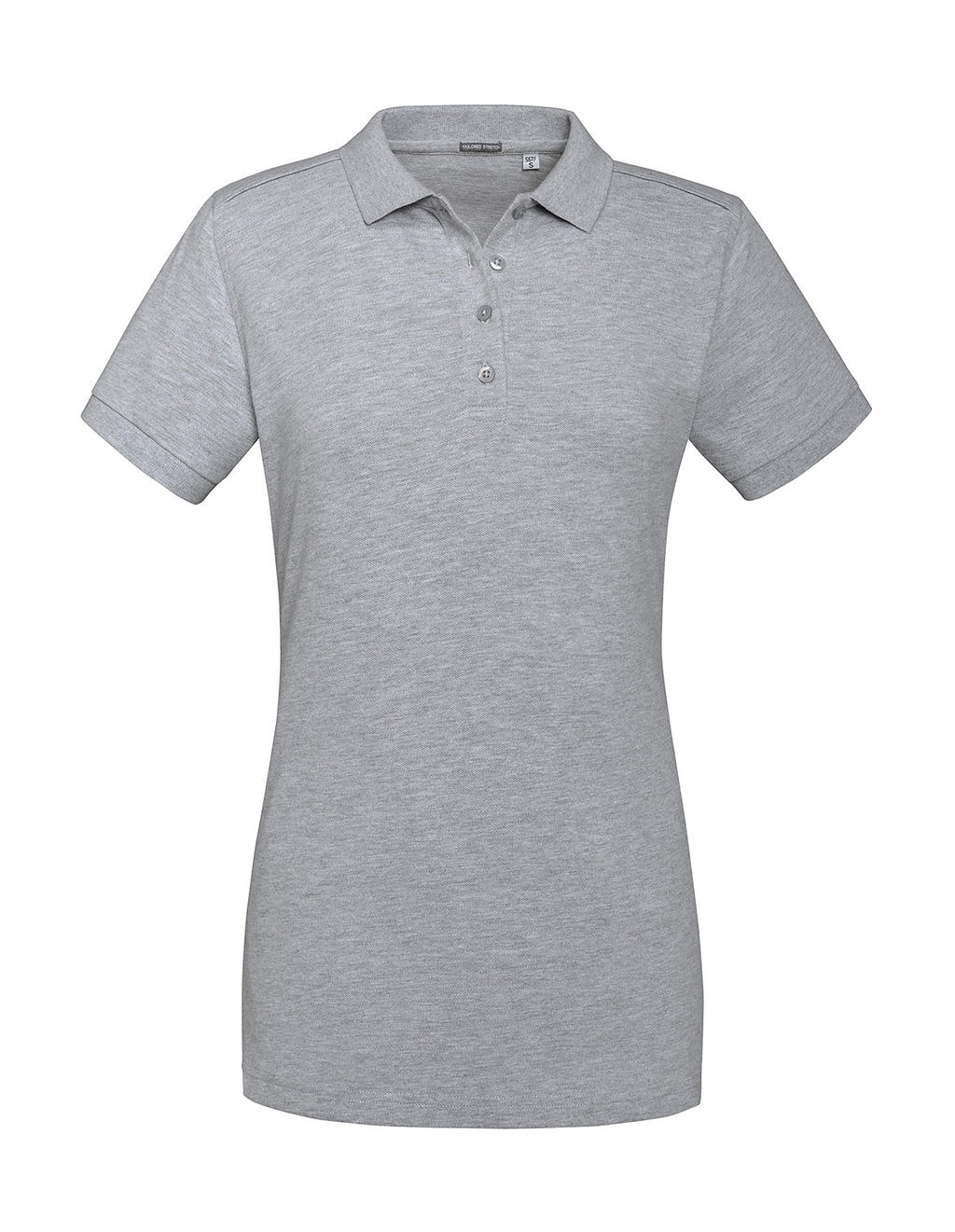  Ladies Tailored Stretch Polo in Farbe Light Oxford