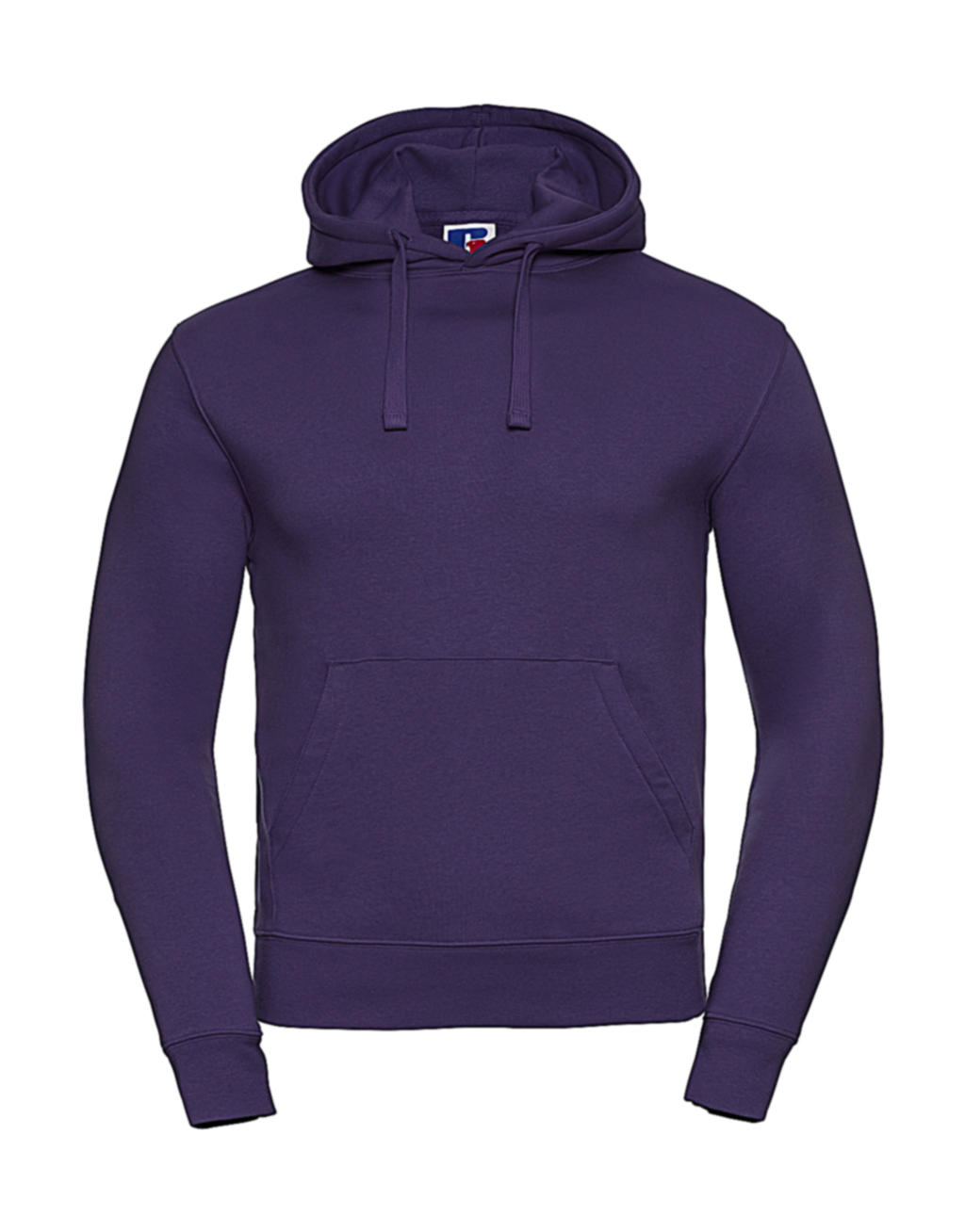  Mens Authentic Hooded Sweat in Farbe Purple