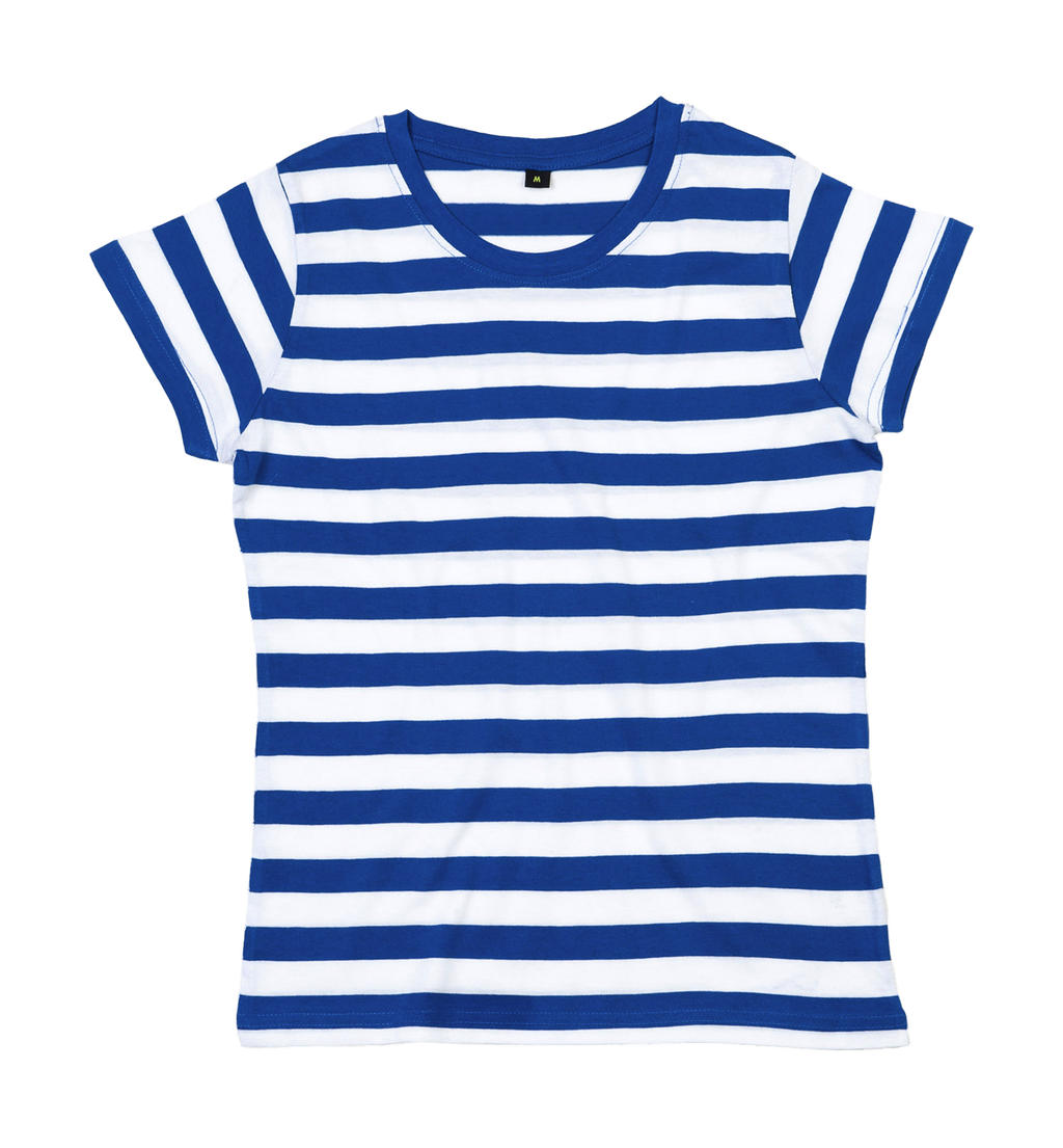  Womens Stripy T in Farbe Classic Blue/White