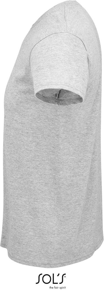 T-Shirt Epic Rundhals-T-Shirt Unisex Aus Jersey, Fitted in Farbe grey melange