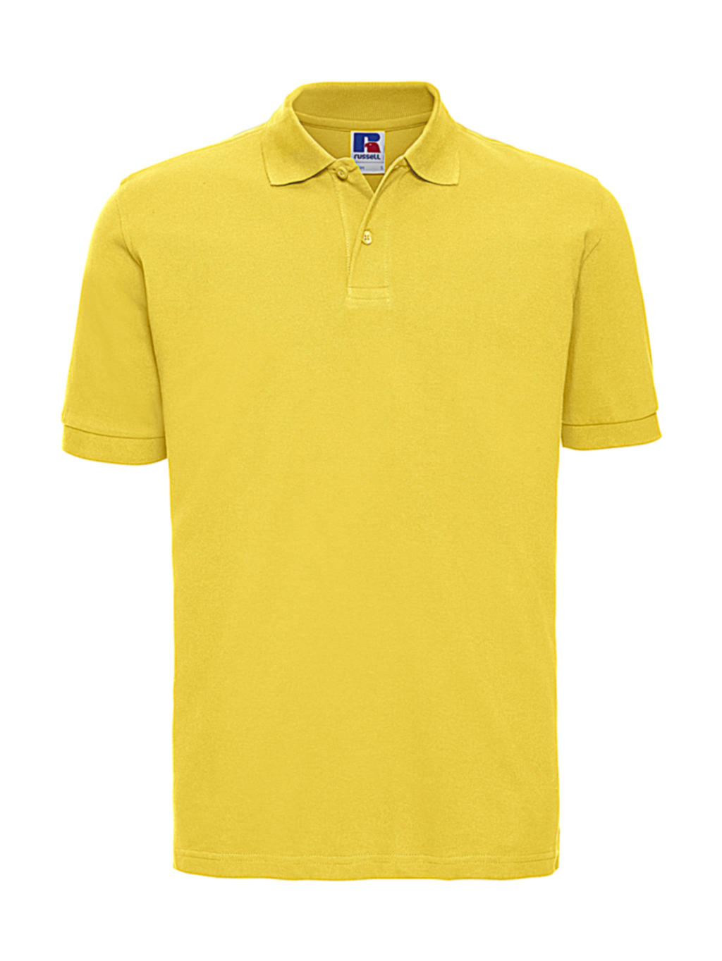  Mens Classic Cotton Polo in Farbe Yellow