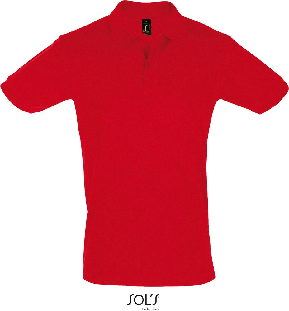 Poloshirt Perfect Men Herren Poloshirt Kurzarm in Farbe red