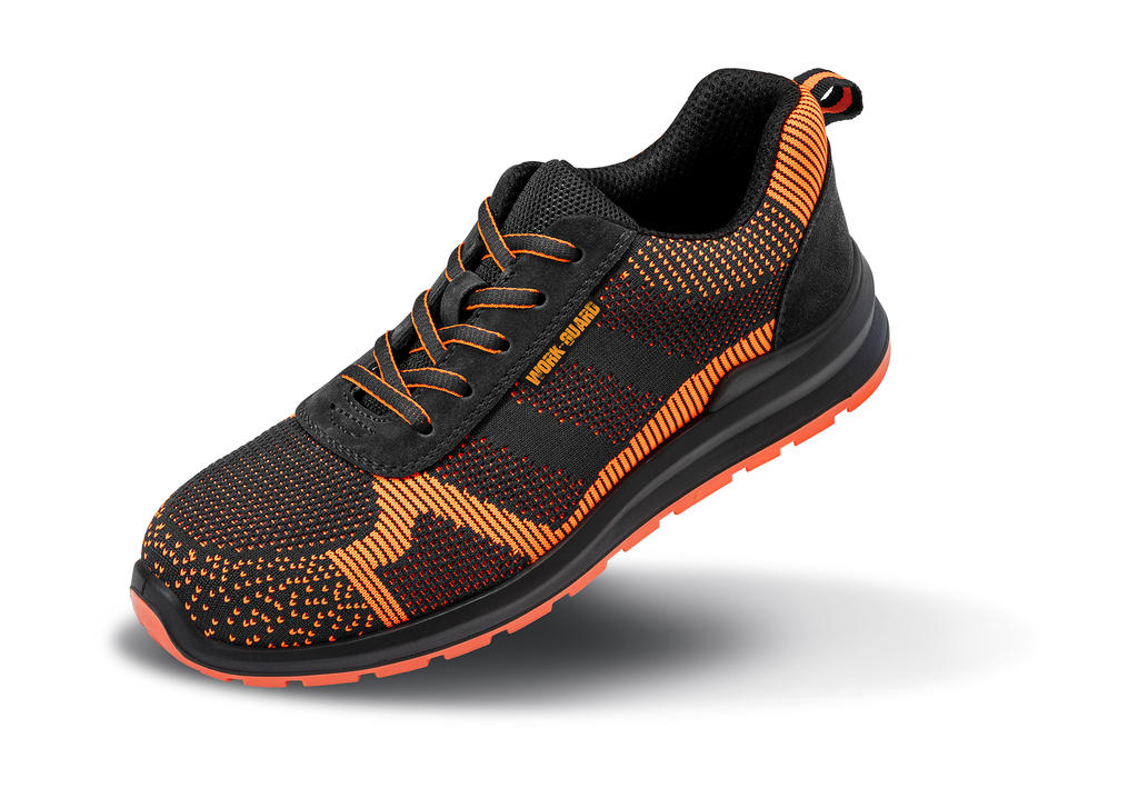  Hardy Safety Trainer in Farbe Black/Orange