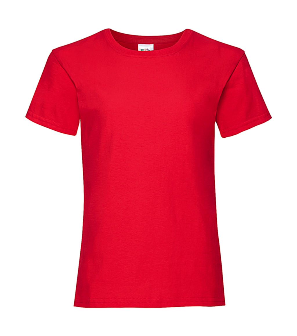  Girls Valueweight T in Farbe Red